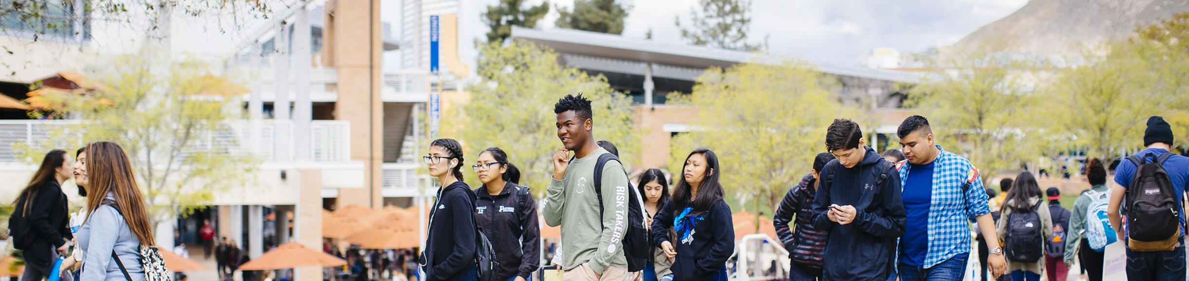 Students Walking